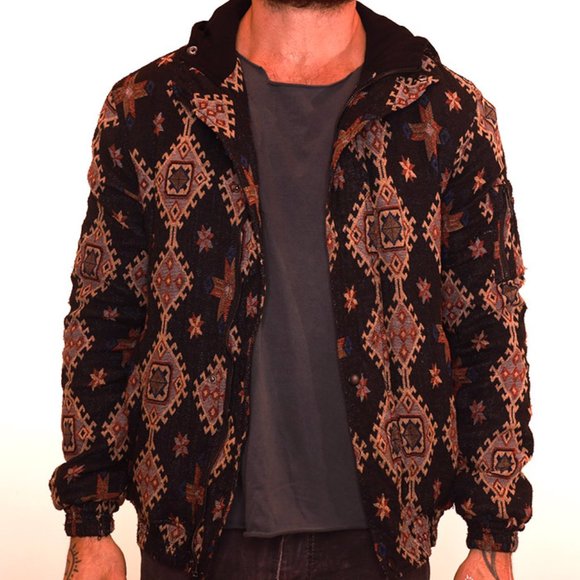 Aztec Tribal Pattern Jacket By Publish - Picture 1 of 7